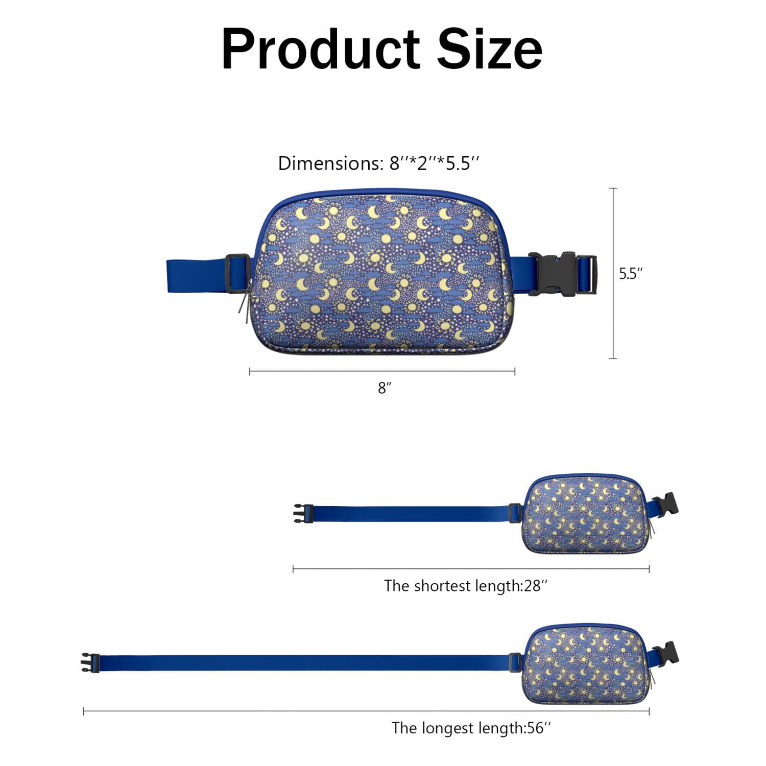 Sci-Fi Galaxy Belt Bag – Cosmic Fanny Pack with Celestial Print for Starry Night and Space Enthusiasts