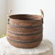 thumbnail image 5 of BRIGHTFUFU Cesta para la colada, cesta grande trenzada de cuerda de paja, cesta de almacenamiento para mantas, funda para artículos diversos, 5 of 7