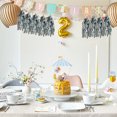 thumbnail image 4 of Guirnalda de borlas, 50 unidades, guirnalda de borlas de papel, pancarta para fiesta, cumpleaños, decoración de boda, decoración de mesa para Baby Shower, colas de globos, 4 of 6