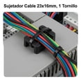 thumbnail image 3 of Sujetador Organizador Para Cable 23x16mm 1 Tornillo, 50 Piezas, 3 of 8