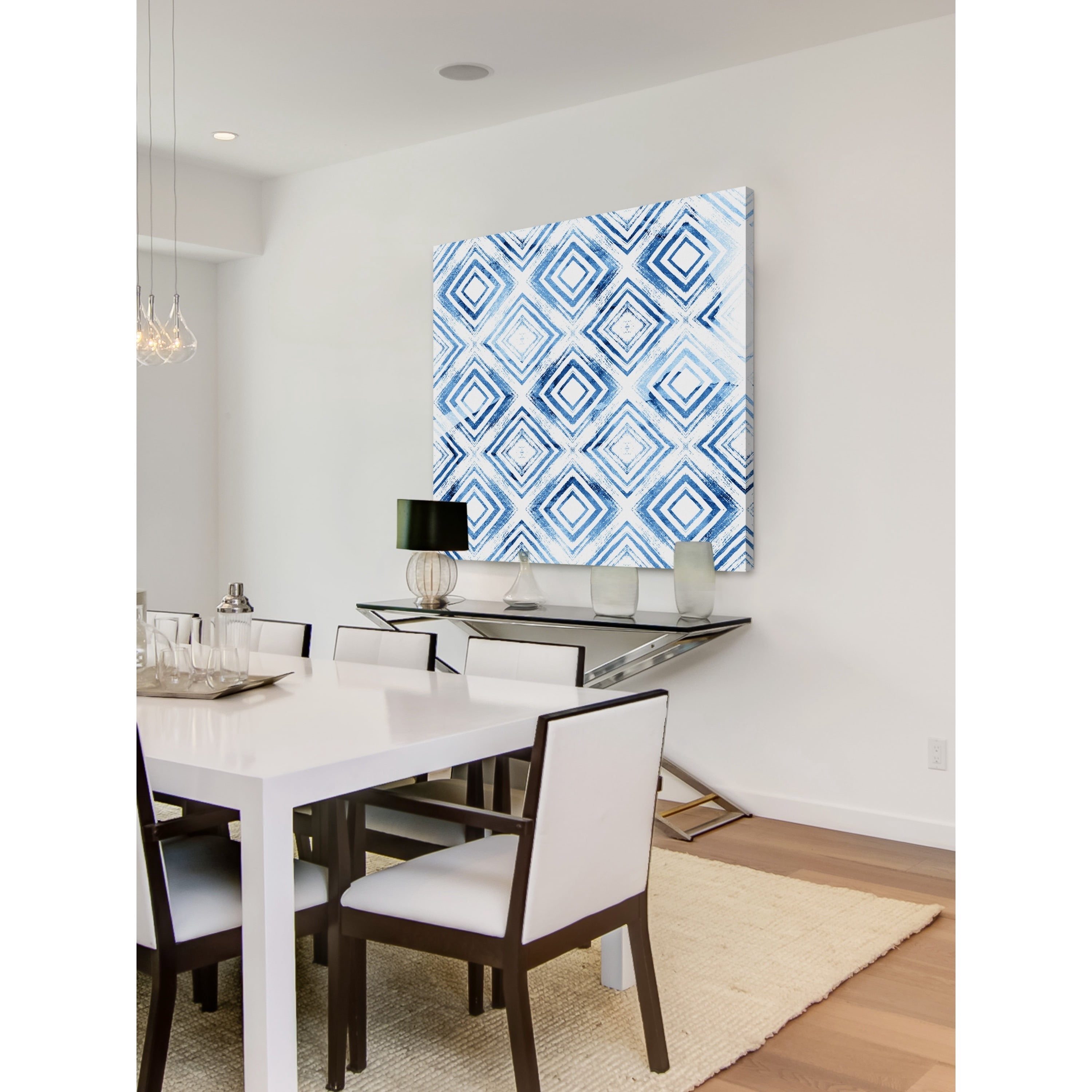 Marmont Hill - "In Depth Squares" Painting Print on Wrapped Canvas