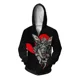 thumbnail image 2 of Sudadera con capucha y estampado de calavera de otoño para hombre, sudadera con capucha para hombre, sudadera con capucha de moda para hombre, sudaderas con capucha con cremallera, ropa Y2k, 2 of 5