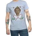 thumbnail image 3 of Elf Mens Christmas Fair Isle T-Shirt, 3 of 6