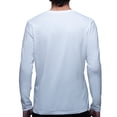 thumbnail image 2 of Playera Manga Larga Para Hombre De Algodón Pima y Tela Spandex Unbranded Co Long Sleeve Crew Neck White 2XL, 2 of 6