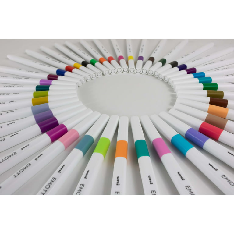 Uni-Ball on Point Emott Coloured Pen 3 Pack Reflect