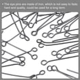 thumbnail image 5 of 500Pcs Eye Pins Jewelry Findings Eye Pins 20mm Iron Eye Pins for Jewelry Making 21 Gauge Dark Gray, 5 of 6