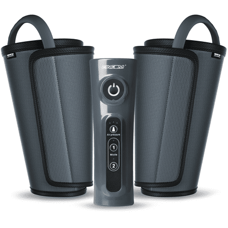 CINCOM Leg Massager for Circulation Air Compression Calf Massager for Muscles Relaxation FSA/HSA Eligible, Grey