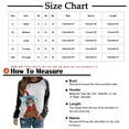 thumbnail image 3 of IROINNID Savings Womens Winter Clothes Pullover Hoodies Printed Loose T-shirt Long Sleeves Blouse Round Neck Lounge Tops Sweatshirt Hoodies,Black, 3 of 4