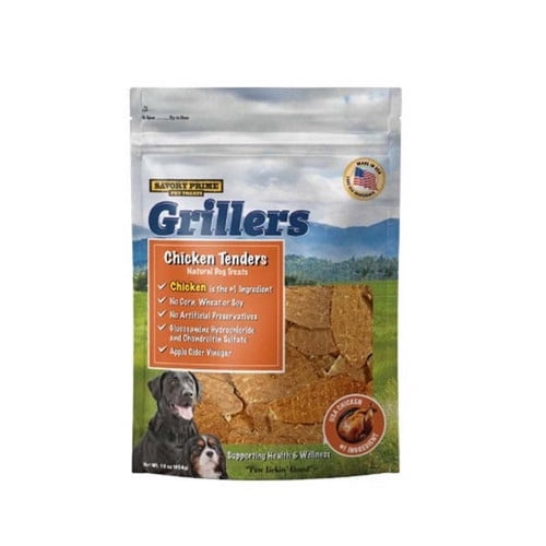 Savory Prime Girllers Jerky Tenders Dog Treats Chicken, 1 Count / 16 Oz (Strip)