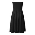 thumbnail image 4 of Casual Summer Dresses Strapless Design With Pleated Bust Versatile For Everyday Wear And Vacations Perfect For All Seasons Basic Wardrobe, 4 of 5