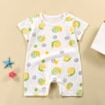 thumbnail image 2 of JUMEYU Summer Baby Girl Clothes Newborn Infant Baby Boys Girls Romper Romper Soft Gift 0 3 6 9 12 18 24 Months (Yellow,18-24 Months), 2 of 6