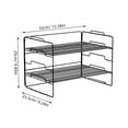thumbnail image 4 of Mesh File Organizer Desktop Hanging File Holder Document Organizer Desktop File Organizer, 4 of 8