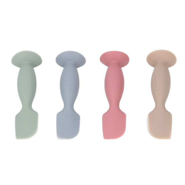 Cepillo Para Crema Para Pañales, 4 Unidades, Base De Succión, Mini Aplicador De Crema Para Pañales, Silicona Multifuncional Para Medicación