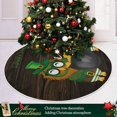 thumbnail image 6 of FMSHPON Clover Gold Pot Xmas Christmas Tree Skirt Stand Mat for Holiday Party Decoration Indoor Outdoor 36 inches, 6 of 6