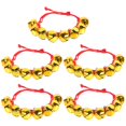 thumbnail image 3 of 5 piezas de pulseras para niños, pulseras con cascabeles ajustables, sonajeros de muñeca para niños, regalos de fiesta de Navidad, pulseras con cascabeles festivos, 3 of 3