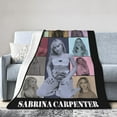 thumbnail image 2 of Sabrina Carpenter Blanket Flannel Blankets Lightweight Throw Blankets for Bed Sofa Room Decoration 40"X30", 2 of 7