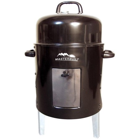 Masterbuilt Masterbuilt 20060116 Bullet Portable Charcoal Smoker, Black, 395 sq. in.