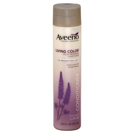 Johnson & Johnson Aveeno Active Naturals Living Color Conditioner, 10.5 oz