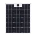 thumbnail image 3 of 2 PACK 60W DC 5V/18V Flexible Solar Panel with 2 USB Interface & Car 10/20/30/40/50A Solar Controller Off-grid Batterys- PWM Intelligent Regulator for Home RV Car Boat, 3 of 7