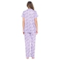 thumbnail image 4 of Casual Nights Women's Short Sleeve Floral Pajama Set, 4 of 5