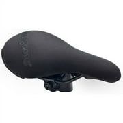 Mongoose BMX Saddle, Stitched Black