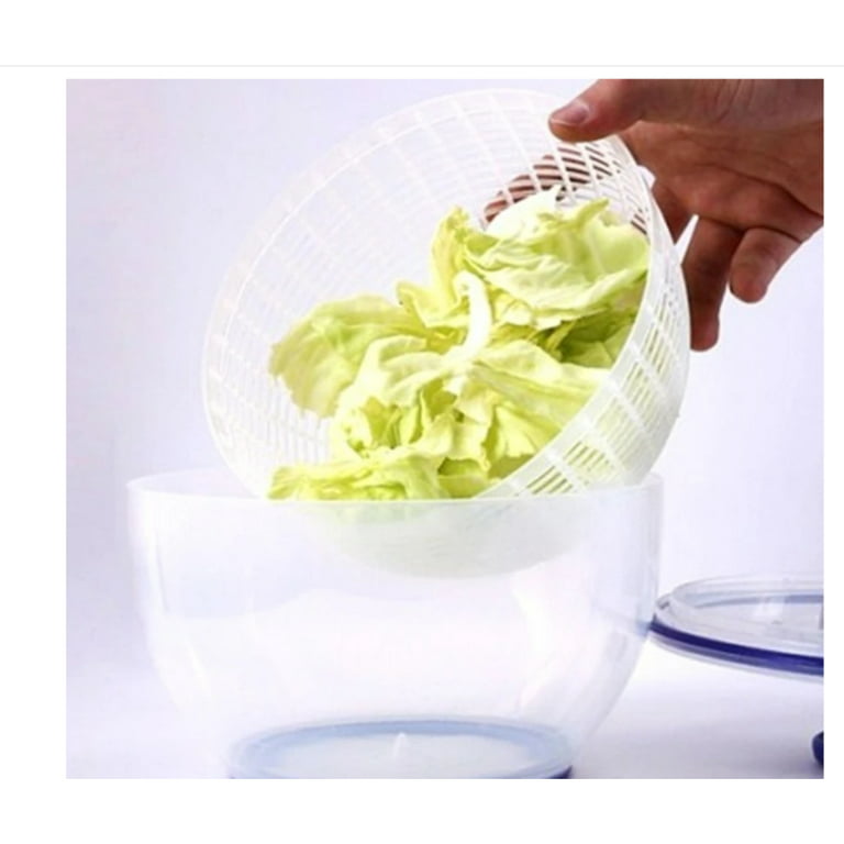 Heaunzy salad Spinner large,lettuce spinner,stainless Steel with silicone  base,Effortless pressing drying water in 7 seconds,4 quarts,lettuce dryer  spinner,fruit dryer spinner,fruit washer spinner. - Yahoo Shopping