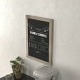 thumbnail image 4 of HBCY Creations Weathered Magnetic Wall Chalkboard, 18" x 24", Framed Decorative Chalkboard with Eraser - For Kitchen, Weddings, Restaurant Menus and More!, 4 of 12