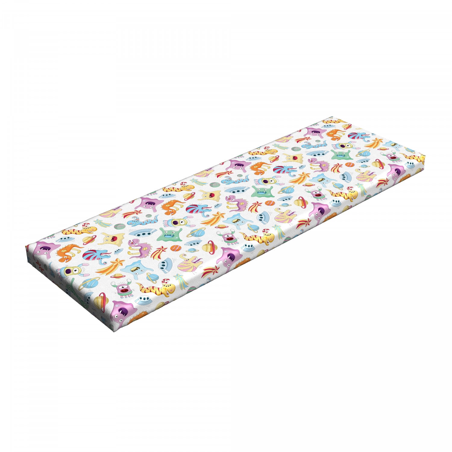 Alien Bench Pad, Monsters and Aliens with Planets UFOs and ...