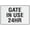 Warning Sign 2, variant on Gate Is Broken Outdoor Safe Sign - 8"x12", UV Protected, Weatherproof - Home, Business, Farm, Warehouse Alert