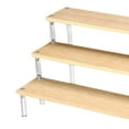 thumbnail image 3 of Transparent Acrylic Display Riser Shelf Showcase Fixtures Display Stands Organizer for Model Cosmetic Perfume, 3 of 7