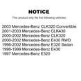 thumbnail image 2 of Transit Auto Front Rear Semi-Metallic Pads and Disc Brake Rotors Kit for Car Mercedes-Benz E320 CLK320 CLK430 E430 K8A-102853, 2 of 13