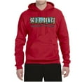 thumbnail image 2 of Wild Bobby Godfidence- Knowing I Can't But He Can Blue and Brown Cheetah Print Inspirational/Christian Unisex Hoodie Sweatshirt, Red, 3X-Large, 2 of 6