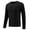 Black, variant on Mens T Shirts Long Sleeve Commute Outdoor Sports Cycling Athletic Performance Wicking Breathable Tee Men Shirts