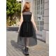 thumbnail image 5 of Vestido de iglesia Arshiner para niñas formal de verano negro, 5 of 7