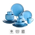 thumbnail image 4 of Vancasso Dinnerware Sets, Stoneware Dinner Set for 4, 16-Piece Series Navia, Aqua Blue, 4 of 9