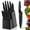 Black, variant on Walchoice 15 Pieces Knife Set with Block, High Carbon Stainless Steel Kitchen Knife Set with Sharpener, Rust Resistant & Dishwasher Safe - Black