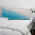 thumbnail image 3 of Summer Beaches Throw Pillow Covers Casual Oceans Artistic Sea Waves Coastal Landscape Decorative Lumbar Pillow Cover Rectangle Cushion Case for Sofa Couch Bed Living Room Bedroom 20 X 36 Inches, 3 of 9