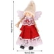 thumbnail image 2 of Muñeco de adorno de Navidad, Ángel colgante de Navidad, Colgante de muñeca de ángel de alce, Muñeco de adorno de árbol de Navidad Adornos de Navidad para niños 2 piezas (Ángel de encaje) Xemadio JQWJ337, 2 of 7