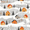 Orange Snow Houses, variant on Yayeee 40oz Stainless Steel Tumbler with Straw and Handle Double-Wall Insulated Travel Water Bottle, Gray Snow Houses