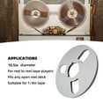thumbnail image 3 of Recording Tape Reel, 1/4 10 Inch Empty Tape Reel, Aluminum Alloy Opening Machine Parts For Nab Reel To Reel Tape Recorder, For 1/4 Tape With 10 Inch Diamete, 3 of 8