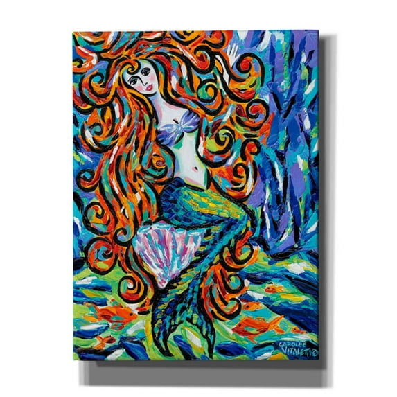 Epic Graffiti 'Ocean Friends III' by Carolee Vitaletti, Canvas Wall Art, 12"x16"