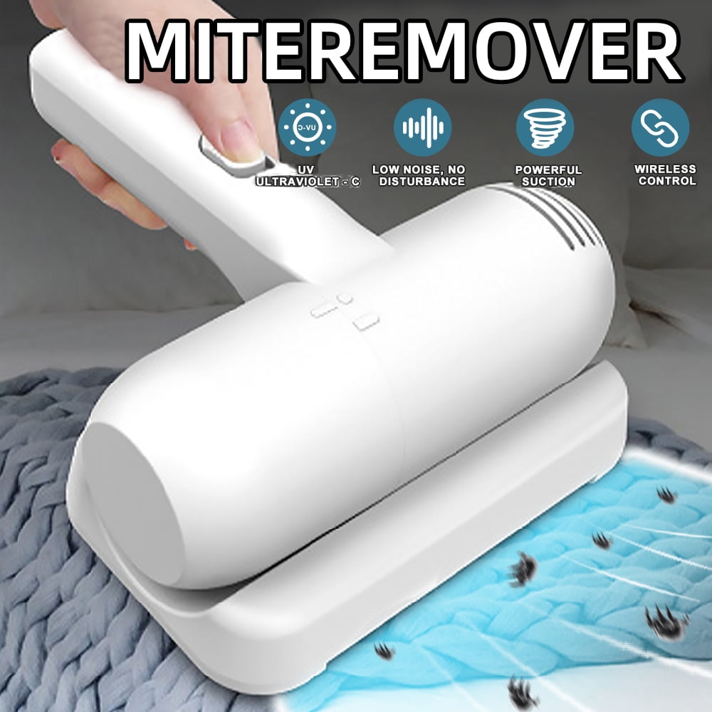 Bed Vacuum Cleaner Handheld Mite Removal Machine, 3KPA Wireless UV