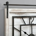 thumbnail image 4 of FirsTime & Co. White Townsend Barn Door Wall Clock, Farmhouse, Analog, 29 x 1.75 x 30 in, 4 of 5