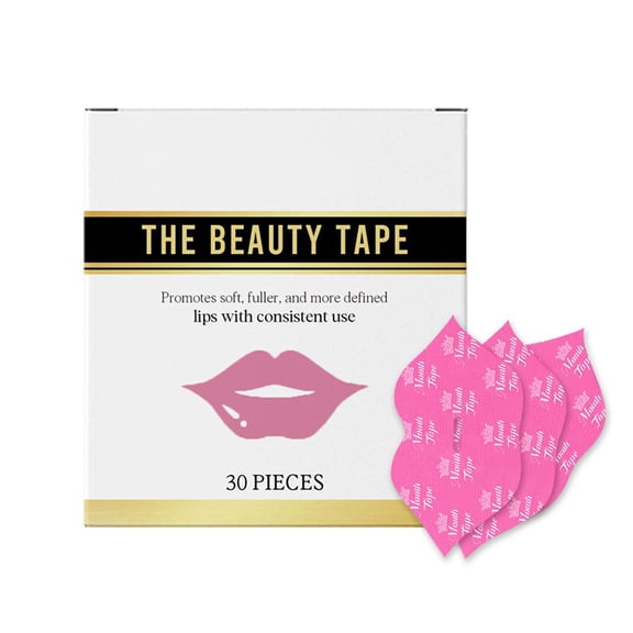 30 Pcs Women's Sleep Nose Strips for Overnight Lip Care and Skin Hydration