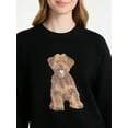 thumbnail image 4 of No Boundaries Fashion Icon Sweater, Midweight, Women's Sizes XXS-XXL, 4 of 5