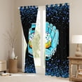 thumbnail image 3 of jejeloiu Baseball Sport Games Blackout Curtains Set of 2 (52x84 Each),Baseball Ice Cream Window Curtains For Boys Girls, 3 of 6