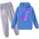 thumbnail image 1 of Tik Tok Pullover Hoodie Set Casual novedad sudadera 2 piezas moda Tik Tok ropa para niñas niños Xemadio WRMH-138-29, 1 of 5