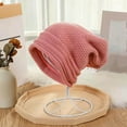 thumbnail image 2 of ktowifly Knitted Hats for Women Men Warm Baggy Solid Color Soft Comfy Thermal Cap One Size Pompon Hat, 2 of 3
