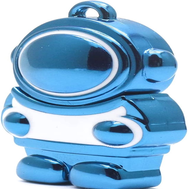 16/32/64 Go USB2.0 Personnage Mignon Spaceman Bear Forme Clé USB Personnalité à la Mode Clé USB (Bleu)