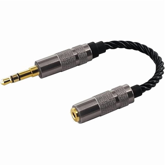 wonima11 Headphone Splitter 3.5mm Male to Female Audio Splitter Extension Cable Microphone Stereo Headset Adapter Headphone Jack for Conversion Lossless Sound Quality for Laptop Speaker PC Adapter